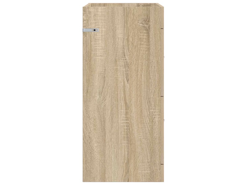  Meuble sous lavabo de salle de bain, commode chêne sonoma shl1017  - Conforama E