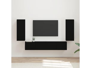 Meuble tv coloris noir 78.5 cm <strong></strong>  <strong></strong>
