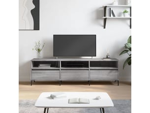 Meuble tv coloris gris 150 cm <strong></strong>  <strong></strong>