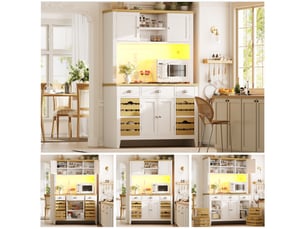 Buffet coloris blanc
