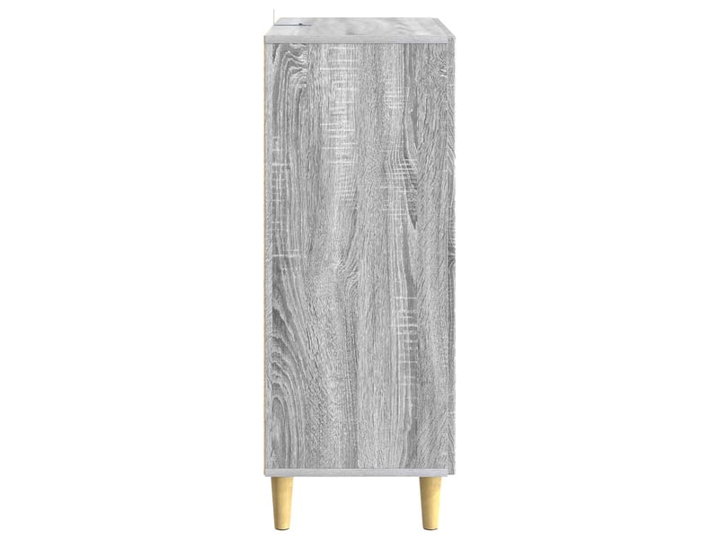  Buffet - bahut - meuble de rangement sonoma gris 33 x 34,5 x 90 cm bois d'ingénierie  - Conforama E
