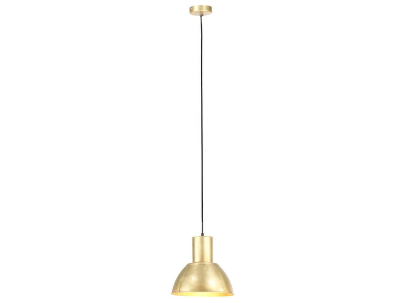  Lampe suspendue, suspension luminaire 25 w laiton rond 28,5 cm e27  - Conforama D