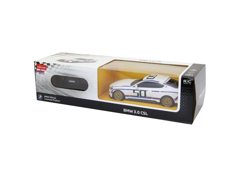 Voiture télécommandée bmw 3.0 csl 1:24 blanc 2,4ghz 402172 - Conforama C