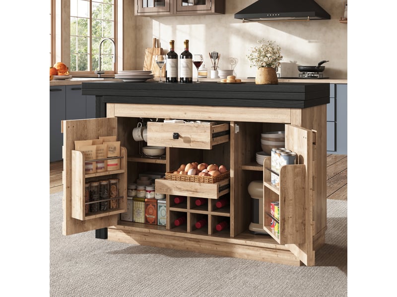  Table de bar blanc - 120 cm mdf  - Conforama E