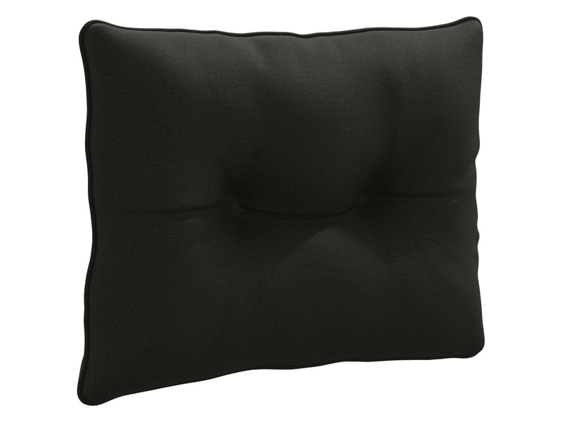 Coussin de dos, coussin de dossier putten 100 % polyester noir 60 x 40 x 10 cm cf54916 - Conforama A
