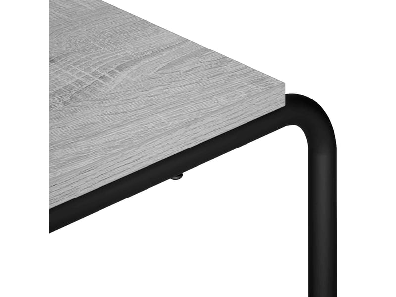  Meuble tv moderne, banc tv 98x35,5x42 cm sonoma gris bois d'ingénierie  - Conforama E