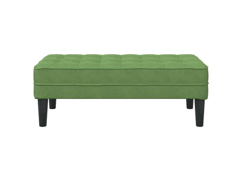  Banc chambre, banc de lit vert clair 113x57x39 cm velours  - Conforama D