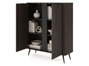 Buffet 2 porte(s)   DMORA Hazamale - 113 cm coloris marron 