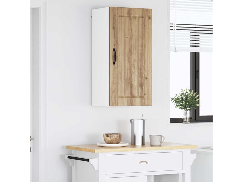  Meuble mural de cuisine, armoire de cuisine chêne artisanal 40x31x80cm shl9995  - Conforama D