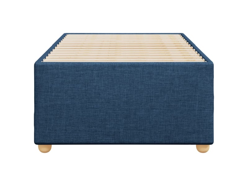  Lit simple- lit adulte -  cadre de lit sans matelas bleu 100x200 cm tissu  - Conforama C