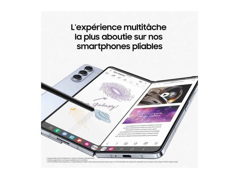 Samsung galaxy z fold5 512go creme SM-F946BZECEUB - Conforama D