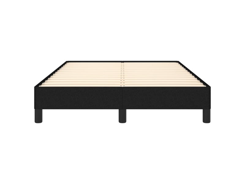  Lit double- lit adulte -  cadre de lit sans matelas noir 120x190 cm tissu  - Conforama D