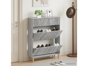 Meuble à chaussures 3 paire(s)  <strong></strong>  <strong></strong> coloris gris