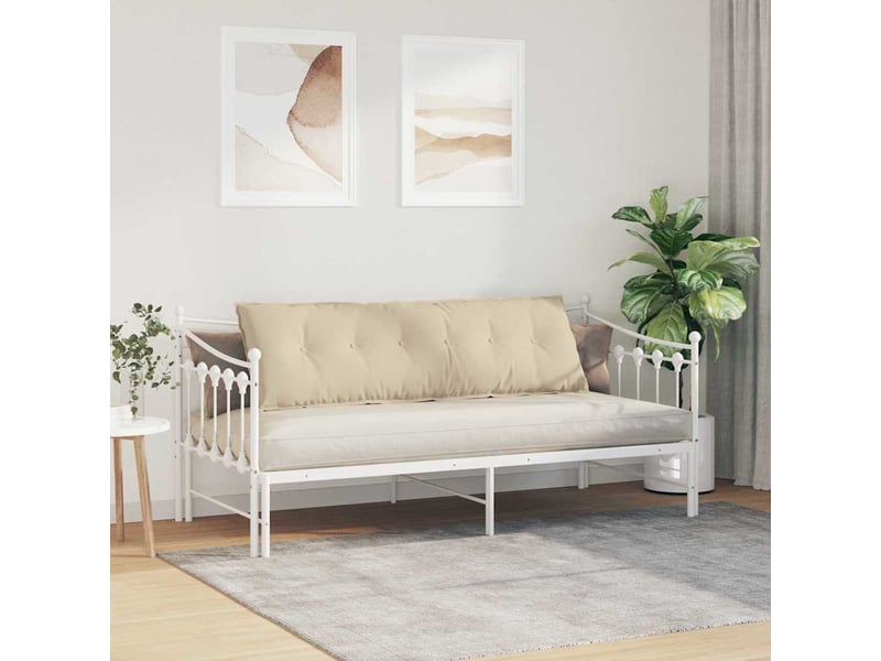  Coussin de dos, coussin de dossier crème 160 x 50 cm tissu en microfibre cf54620  - Conforama D