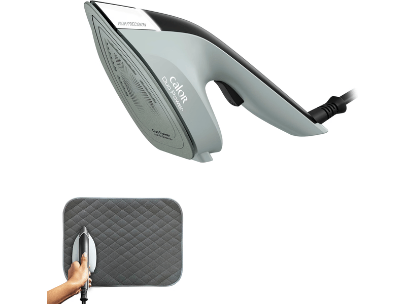 Fer à repasser vapeur et défroisseur 2-en-1 duo power 1700w calor jf4031c0 - Conforama A