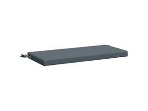 Coussin de banc, coussin d'assise, coussin de canapé soest 100 % polyester bleu 80 x 40 x 5 cm cf53079