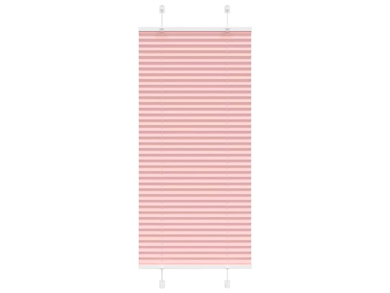  Store plissé, store de fenêtre rose 60x100 cm largeur du tissu 59,4 cm polyester cf46994  - Conforama B
