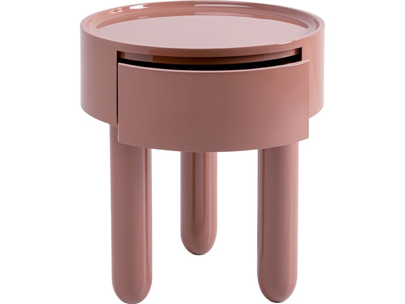  table d'appoint lolly 45cm moka kare design  - Conforama E