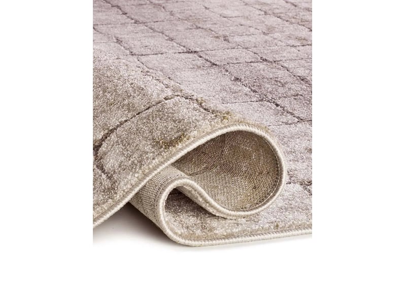  Tapis géométrique crème marron, 200 x 285 cm 51833 - Conforama D