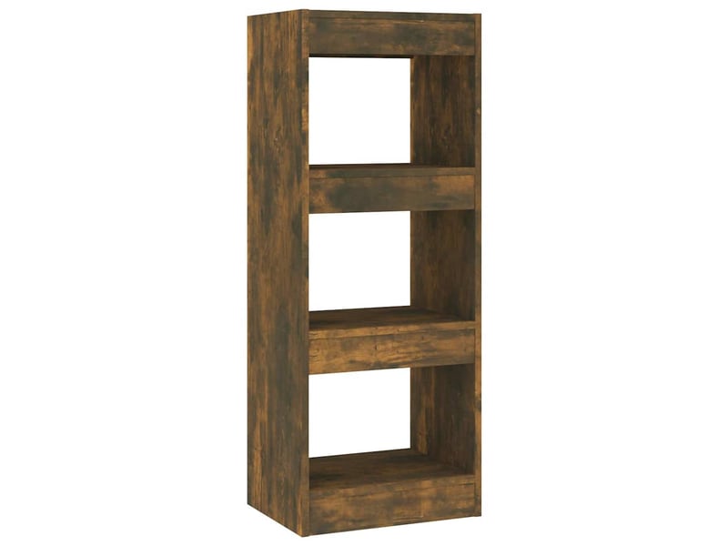  Bibliothèque, étagère de rangement chêne fumé bois d'ingénierie shl4613  - Conforama A