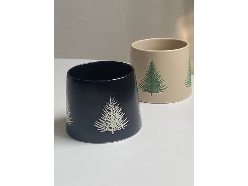  Mug motif sapin de noël, noir  - Conforama C