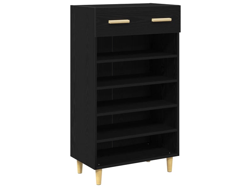  Meuble à chaussure, cabinet à chaussures 60x35x105 cm bois d'ingénierie shl9895  - Conforama A