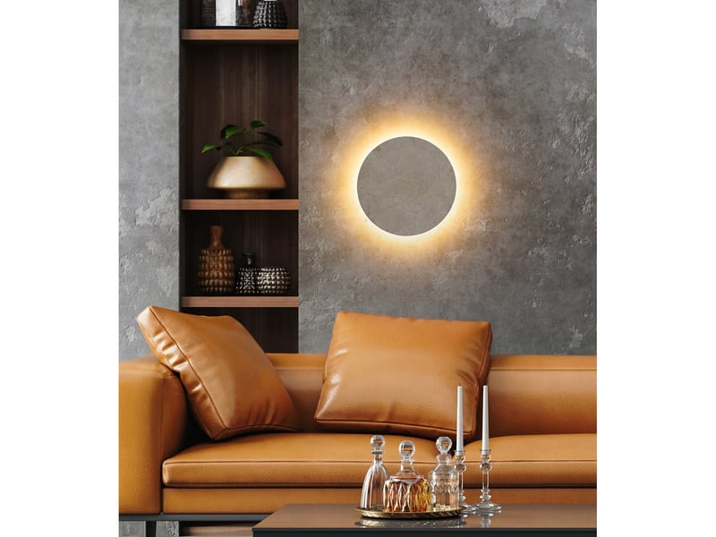  Globo jillian applique murale en pierre de travertin led 3000k  - Conforama B