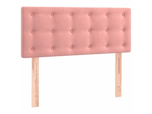 Tete de lit A poser largeur 80 cm   rose