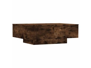 Table basse rectangulaire coloris marron  