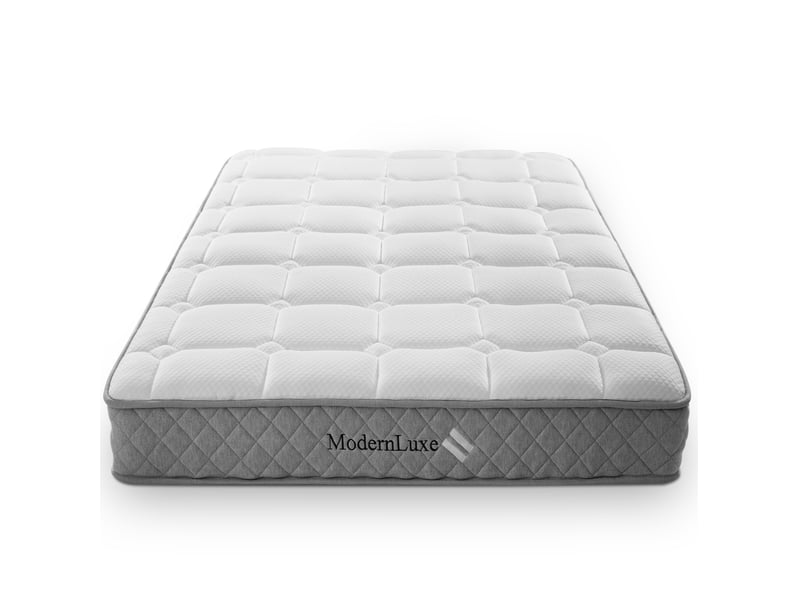 Matelas à ressorts ensachés modenvie 160 x 200 cm 7 zones h3 mousse froide 20 cm blanc - Conforama A