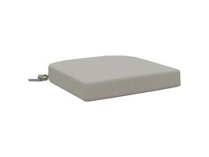Coussin de siège, coussin d'assise en 1 pièce soest 100 % polyester gris cf55838