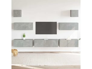Meuble tv coloris gris 80 cm <strong></strong>  <strong></strong>