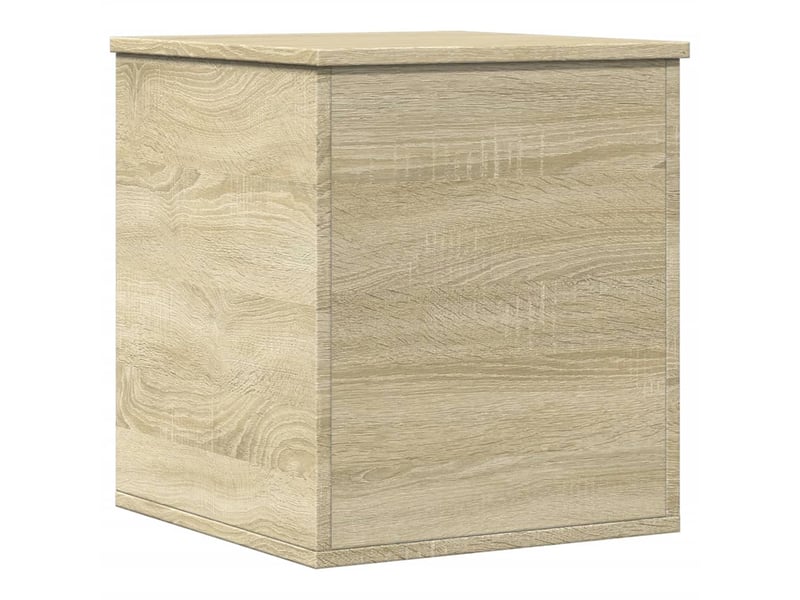 Boîte de rangement, coffre de rangement chêne sonoma 40x42x46 cm bois d'ingénierie  - Conforama A
