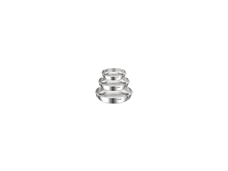  Poele inox ingenio emotion 4 pieces 22 24 28 cm avec manche amovible 8179727 - Conforama B