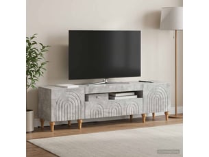 Meuble tv coloris gris 1 cm <strong></strong> <strong></strong>