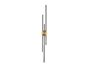 Applique murale intérieure led iinéaire longue bande 3 températures de couleur dimmable 63cm noir