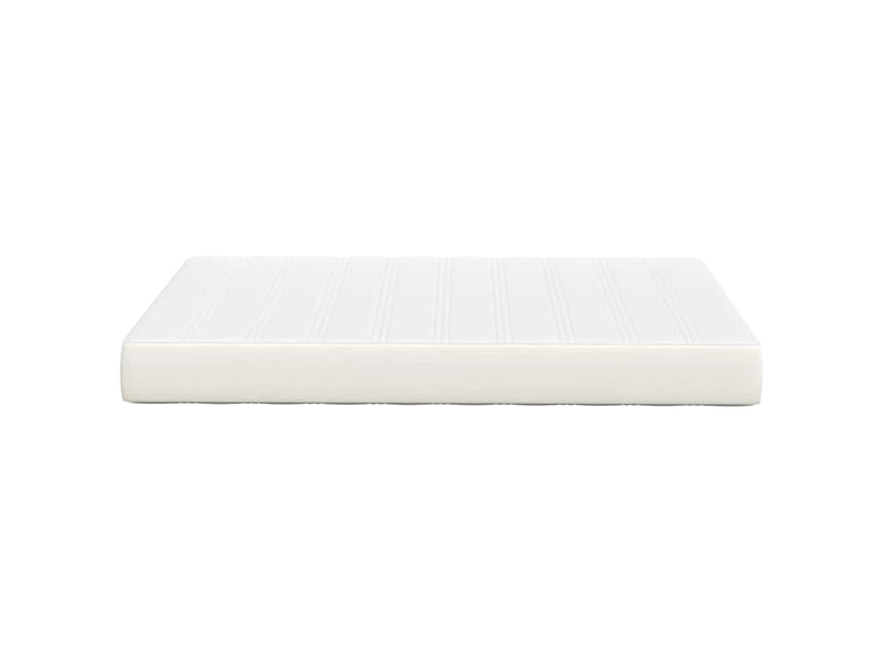  Lit double- lit adulte -  matelas de lit avec matelas crème 120 x 190 cm tissu  - Conforama D