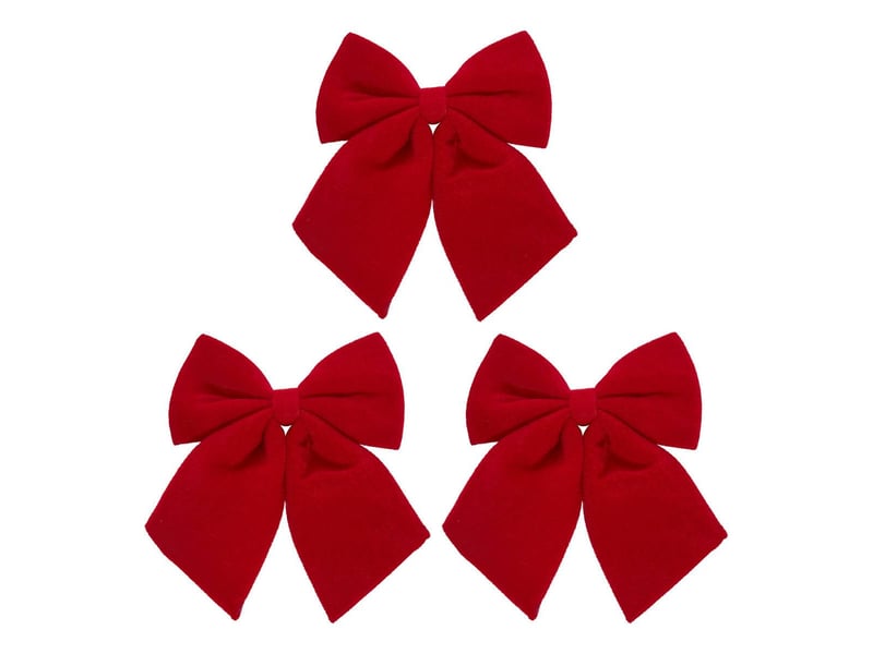  Set noeud x3 velours rge 24x20  - Conforama A