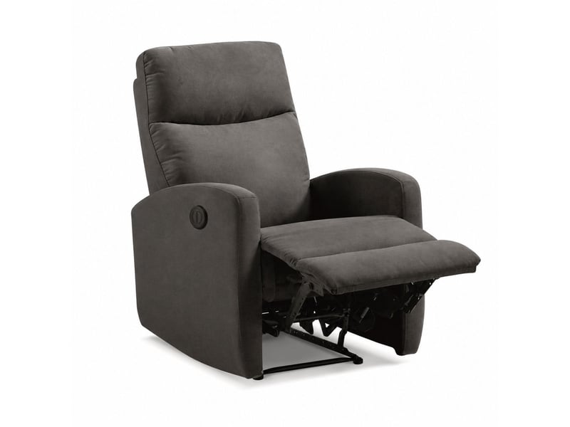  Fauteuil relax électrique tissu waterproof gris foncé - merial MERIAL - Conforama C