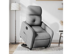 Fauteuil relax électrique  <strong></strong> Tissu argenté