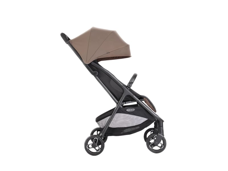 Poussette myavo avec habillage pluie - 5,8 kg, pliage auto, upf 50+ - fossil GS2107BBFSL000 - Conforama D