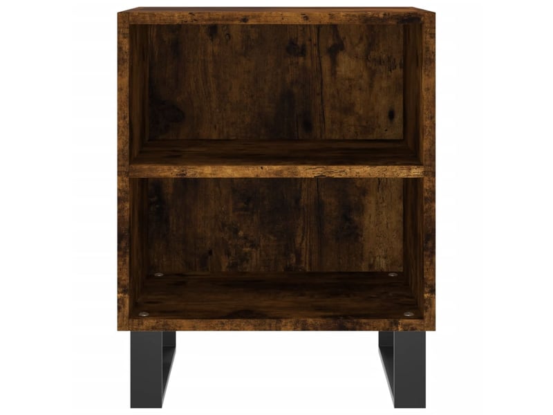  Table de chevet - cabinet de chevet - table de nuit chêne fumé 40x30x50 cm bois d'ingénierie  - Conforama C