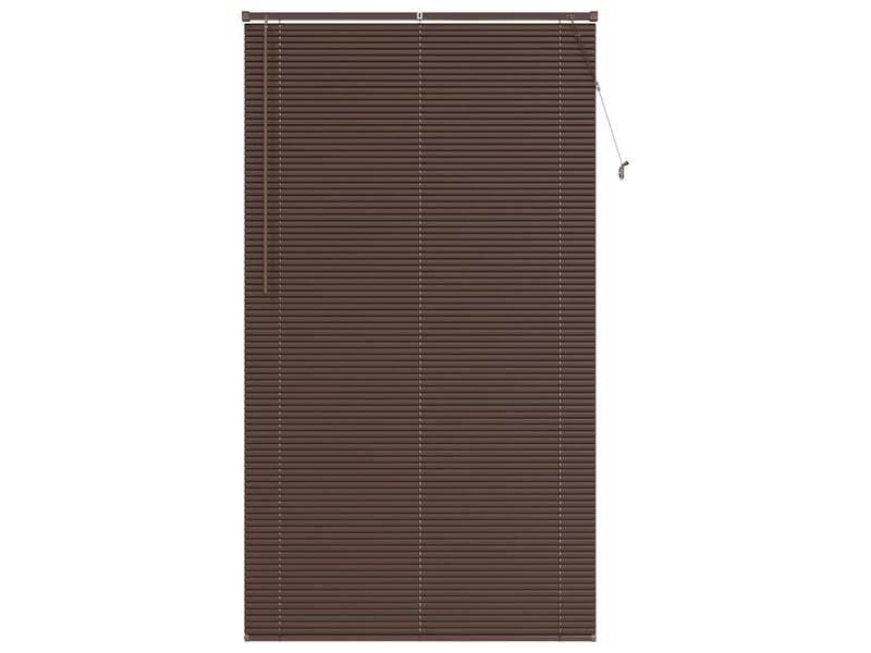  Store vénitien, store de fenêtre marron foncé avec motif 213 x 120 cm 25 mm pvc cf48035  - Conforama A
