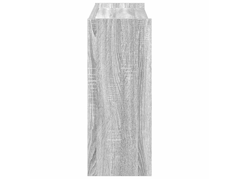  Meuble à chaussures, étagère à chaussures sonoma gris 80x25x62 cm bois d'ingénierie  - Conforama E