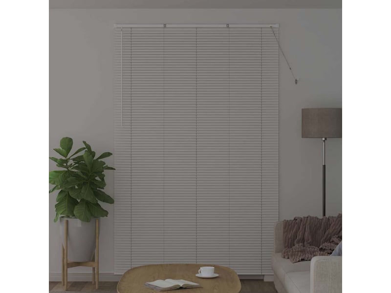  Store vénitien, store de fenêtre blanc 220 x 145 cm 25 mm aluminium cf47794  - Conforama C
