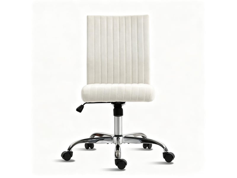 Chaise de bureau sans accoudoirs réglable et pivotante 360° evryae  - Conforama A