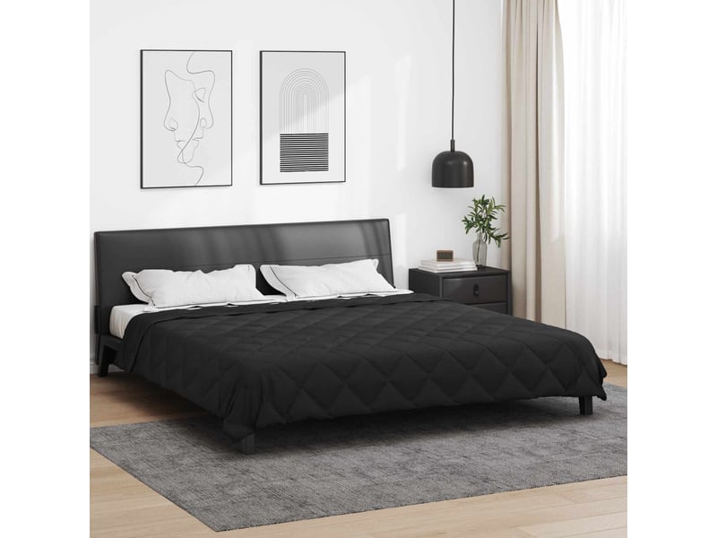  Duvet - couette complet toute l'année noir 200 x 220 cm microfibre  - Conforama B