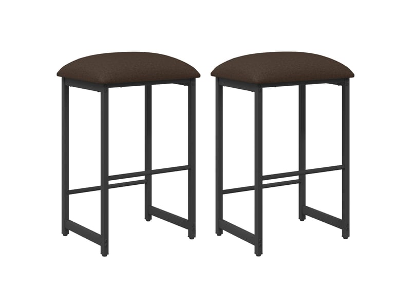  Lot de 2 tabouret de bar, chaise de bar taupe 40x32x74 cm bois d'ingénierie shl61123  - Conforama A