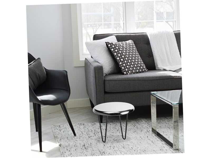  2pièces table métalliques épingle à cheveux de accessoires de mobilier pour tables chaises et bureaux stable et  - Conforama D