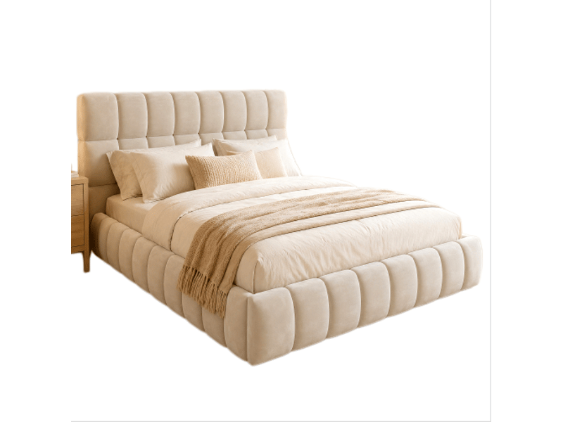  Meuble tv led 180x40x45 cm avec 3 portes, séparation en verre trempé, finition brillante, pour tv jusqu’à 80 pouces, blanc evarich - Conforama A